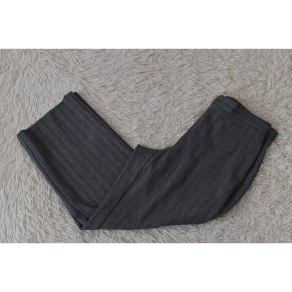 Vintage 90s Gray Poly Blend Trousers size 10P | 31 waist - Picture 7 of 10